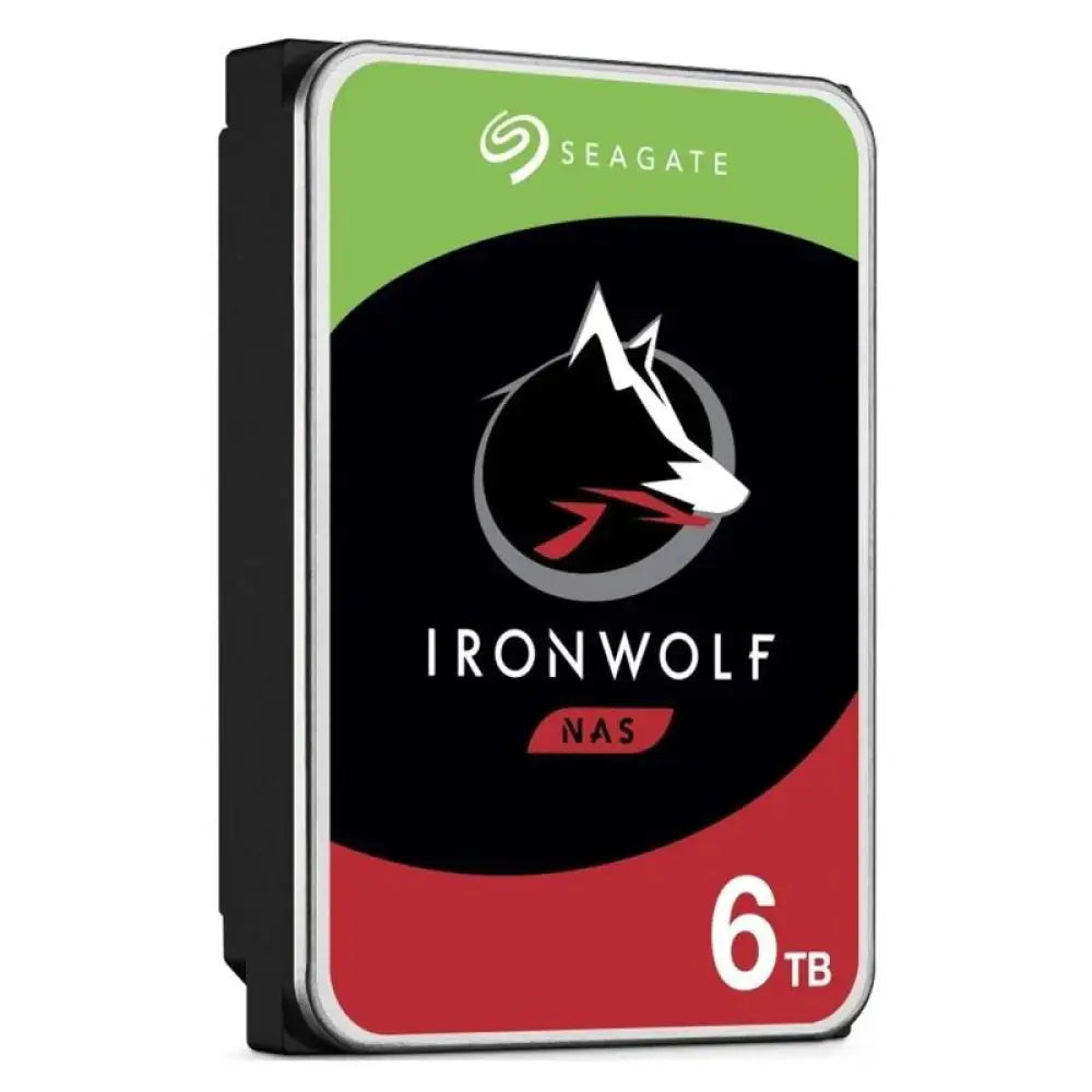 Disco duro interno Seagate IronWolf NAS ST6000VN006 de 6TB de 3.5 pulgadas conectado en un equipo.