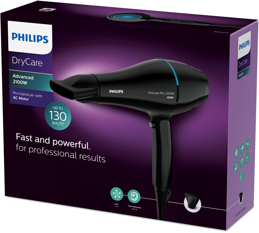 SECADOR DE PELO PHILIPS BHD272/00 2100W - detalle