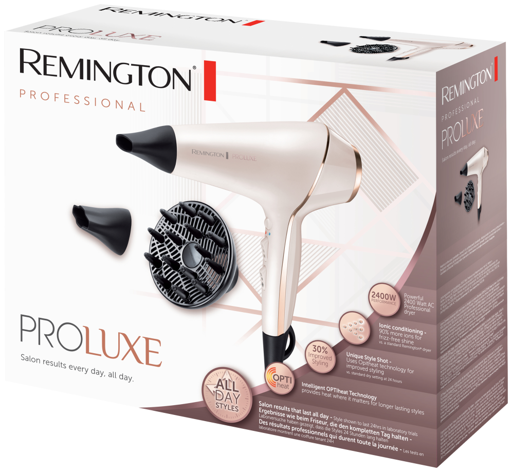 SECADOR REMINGTON AC9140 OPTIHEAT 2400W MOTOR AC - detalle