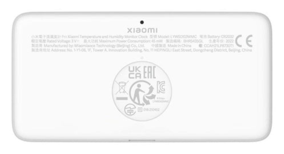 SENSOR XIAOMI TEMPERATURA Y HUMEDAD BT 5.0 - detalle