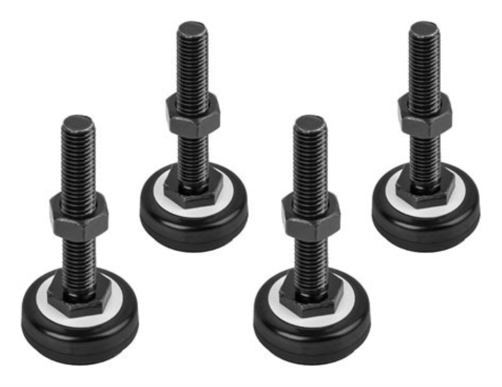 SET LANBERG 4 PATAS M10 PARA ARAMRIOS RACK