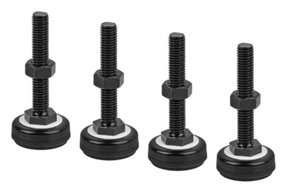 SET LANBERG 4 PATAS M10 PARA ARAMRIOS RACK - detalle