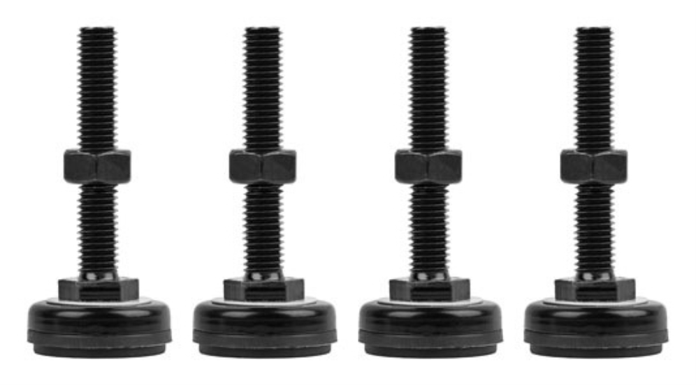 SET LANBERG 4 PATAS M10 PARA ARAMRIOS RACK - detalle