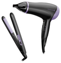 SET SECADOR PLANCHA DEL PELO REMINGTON STYLE ESSENTIALS IONICO Y CERAMICO