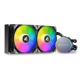 Sharkoon S70 rgb Carcasa del ordenador. Procesador Sistema de refrigeración líquida todo en uno 12 cm Negro 1 pieza(s)