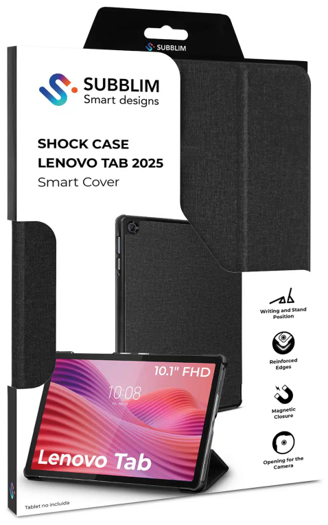 SUBBLIM SUBCST-5SC140 funda para tablet 25.6 cm (10.1") Folio Negro