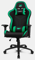 DRIFT DR110BG silla para videojuegos Butaca para jugar Asiento acolchado Negro. Verde