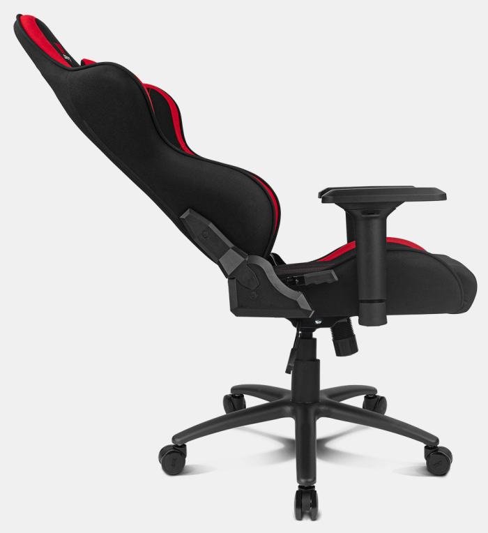SILLA GAMING DRIFT DR110BR TEJIDO NEGRO ROJO - detalle