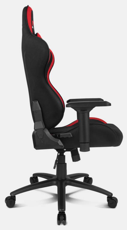 SILLA GAMING DRIFT DR110BR TEJIDO NEGRO ROJO - detalle