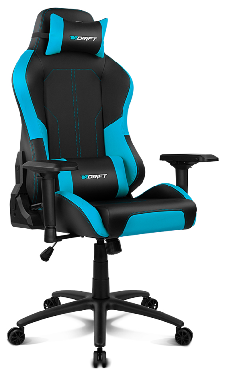 SILLA GAMING DRIFT DR250 NEGRO/AZUL - detalle
