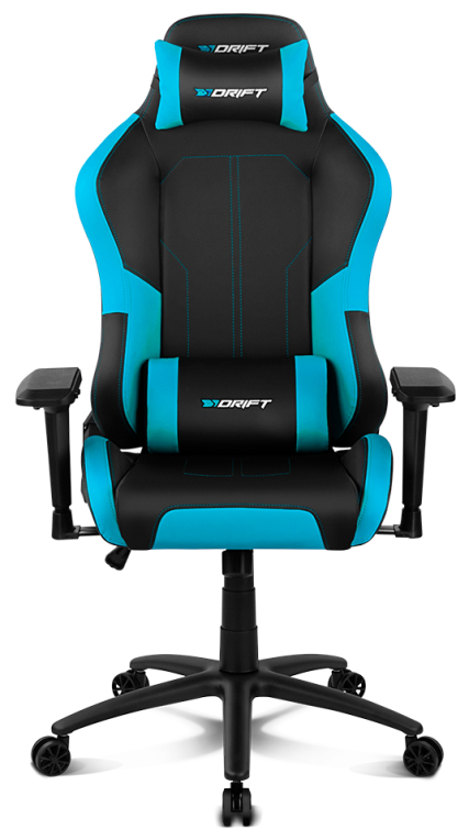 SILLA GAMING DRIFT DR250 NEGRO/AZUL - detalle