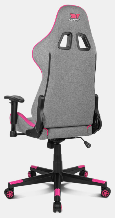 SILLA GAMING DRIFT DR90 PRO GRIS - ROSA - detalle