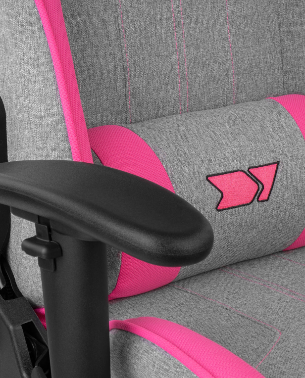 SILLA GAMING DRIFT DR90 PRO GRIS - ROSA - detalle