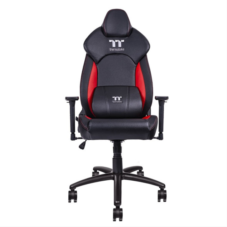 Thermaltake GGC-VCO-BRLWDS-01 silla para videojuegos Butaca para jugar Asiento acolchado Negro. Rojo