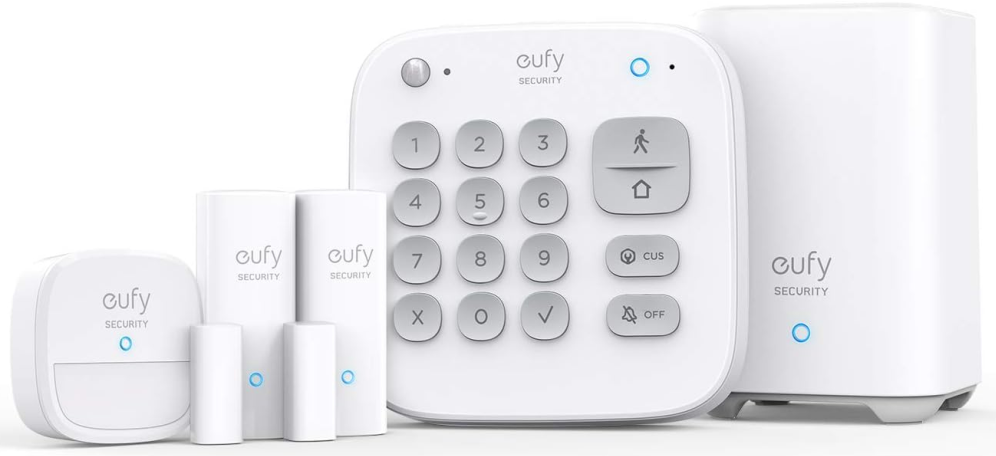 SISTEMA ALARMA EUFY KIT 2x HOMEBASE 2x ENTRY SENSOR 1x KEYPAD 1x MOTION SENSOR