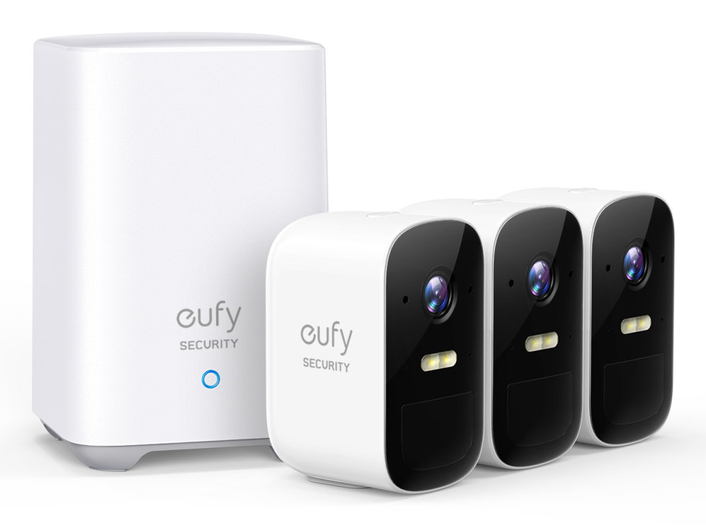SISTEMA CAMARA DE SEGURIDAD EUFY CAM 2C KIT 2+1 - detalle