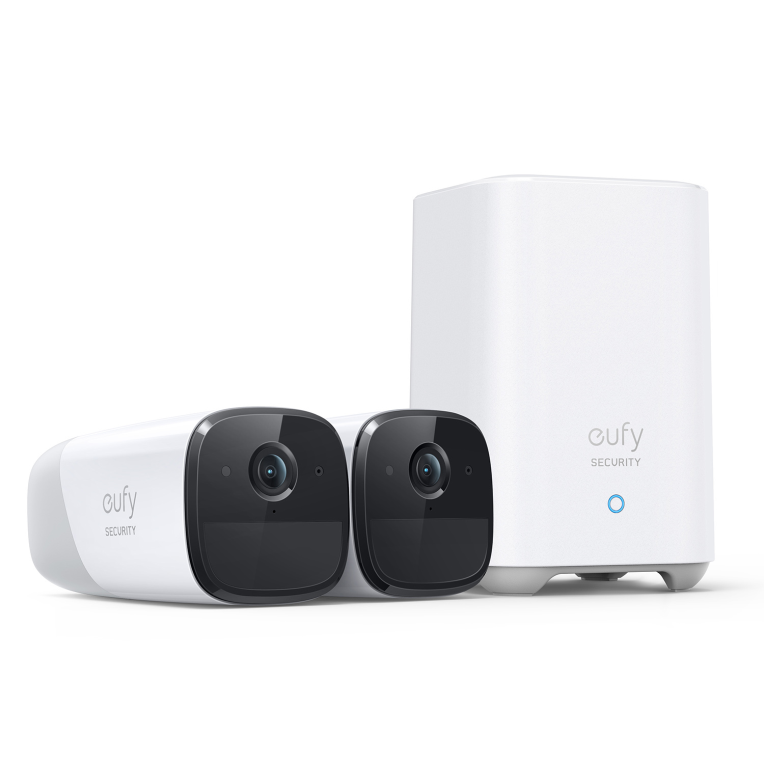 Eufy Camaras de Vigilancia eufyCam 2 Pro. 2K Cámara IP Exterior. 365 días de batería. Compatible con HomeKit. protección
