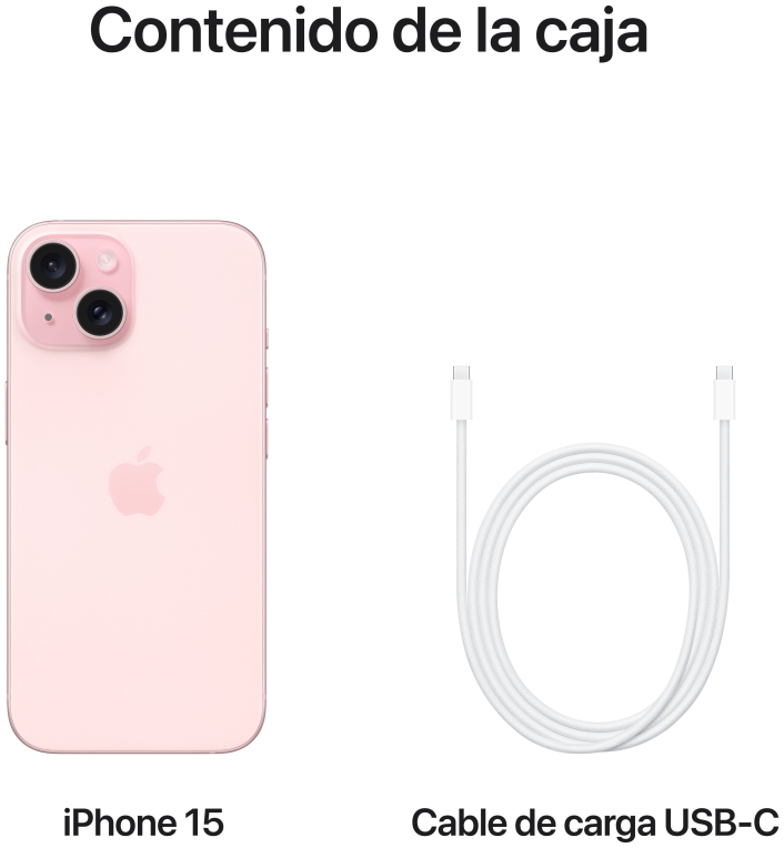 SMARTPHONE APPLE IPHONE 15 256GB ROSA - detalle