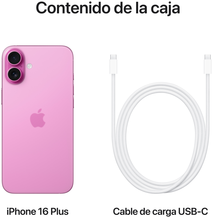 SMARTPHONE APPLE IPHONE 16 PLUS 128GB PINK - detalle