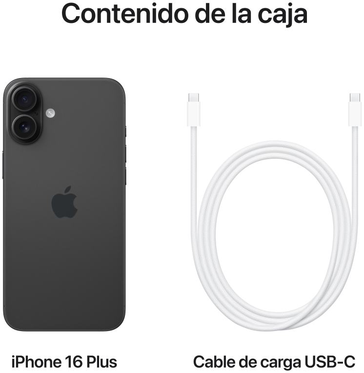 SMARTPHONE APPLE IPHONE 16 PLUS 256GB BLACK - detalle