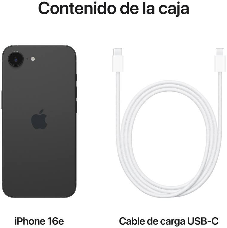 SMARTPHONE APPLE IPHONE 16E 128GB BLACK - detalle