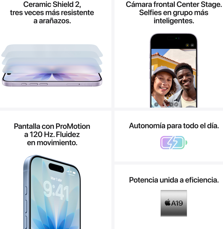 SMARTPHONE APPLE IPHONE 17 256GB BLACK - detalle