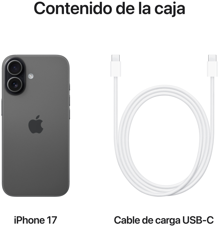 SMARTPHONE APPLE IPHONE 17 256GB BLACK - detalle
