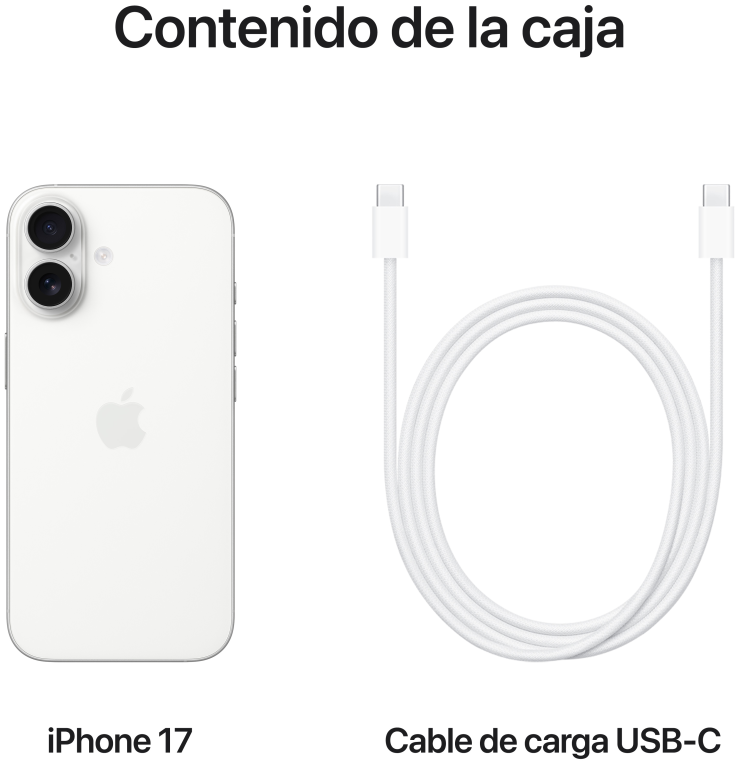 SMARTPHONE APPLE IPHONE 17 256GB WHITE - detalle