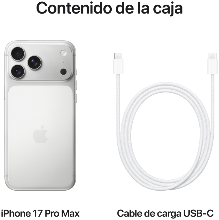 SMARTPHONE APPLE IPHONE 17 PRO MAX 256GB SILVER - detalle
