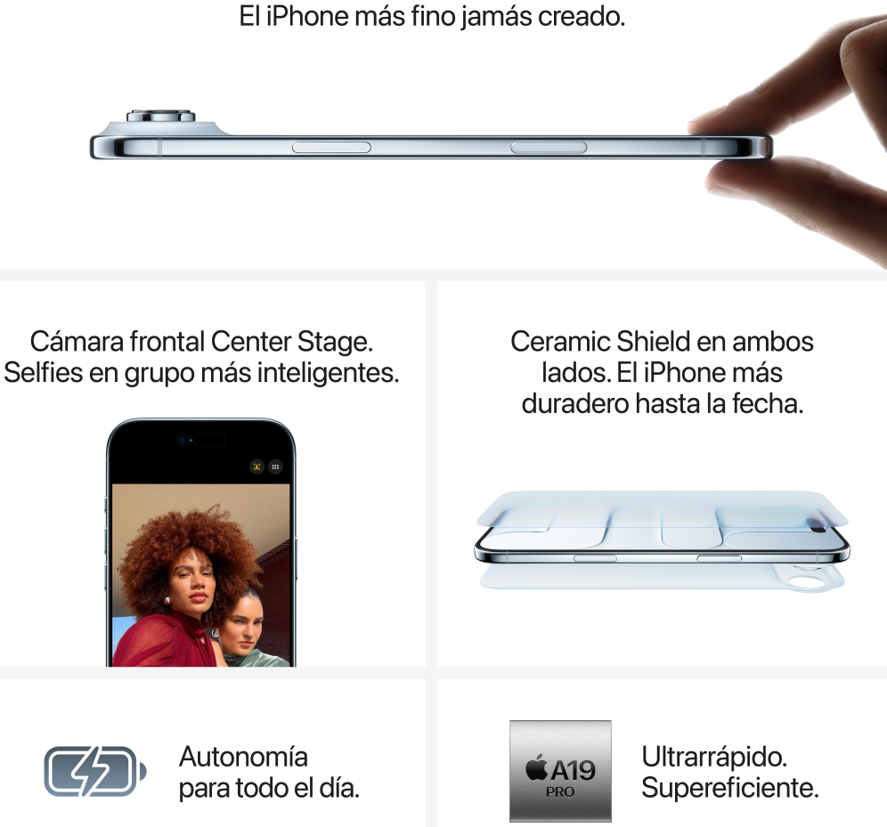 SMARTPHONE APPLE IPHONE AIR 256GB SKY BLUE - detalle