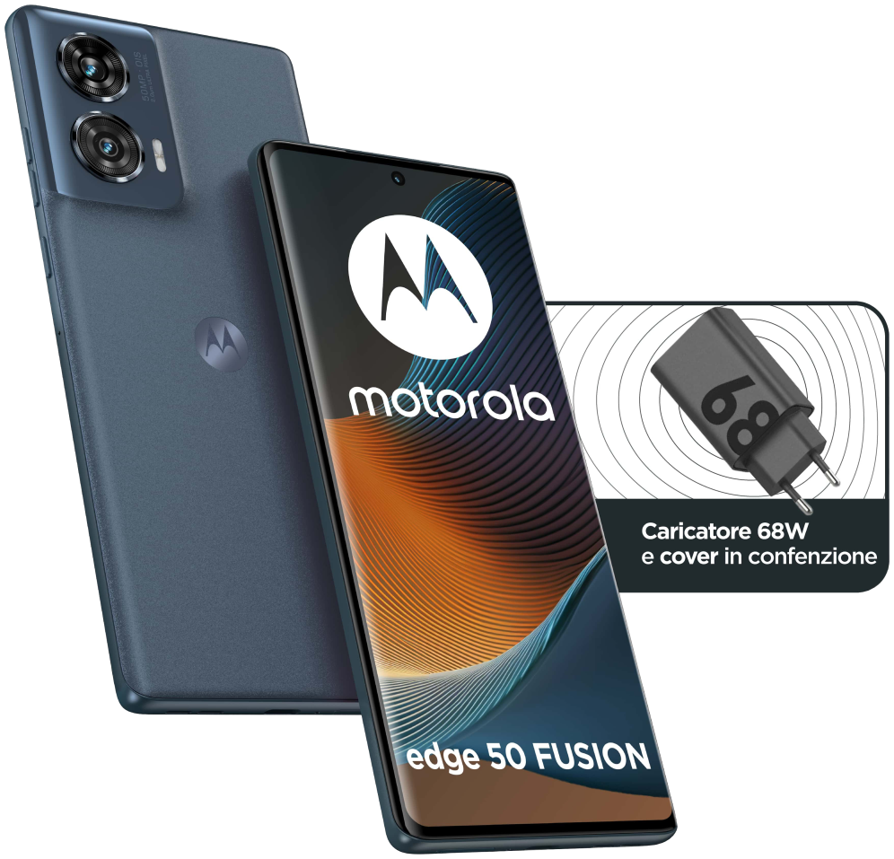 SMARTPHONE MOTOROLA MOTO EDGE 50 FUSION 5G 12G/256GB AZUL - detalle
