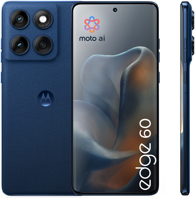 SMARTPHONE MOTOROLA MOTO EDGE 60 5G 12GB 512GB GIBRALTAR BLUE - detalle