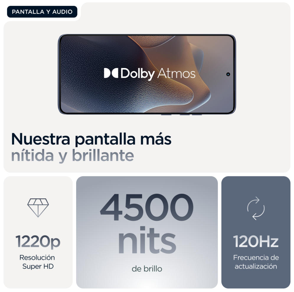 SMARTPHONE MOTOROLA MOTO EDGE 60 FUSION 5G 8GB/256GB SLIPSTREAM - detalle