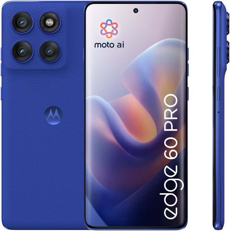 SMARTPHONE MOTOROLA MOTO EDGE 60 PRO 5G 12GB/512GB DAZZLING BLUE - detalle