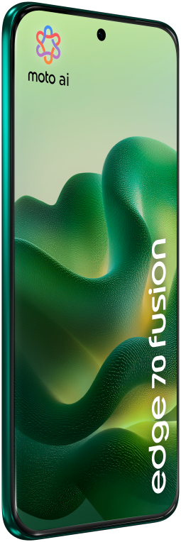 SMARTPHONE MOTOROLA MOTO EDGE 70 FUSION POWER 5G 8GB/256GB SPORTING GREEN - detalle