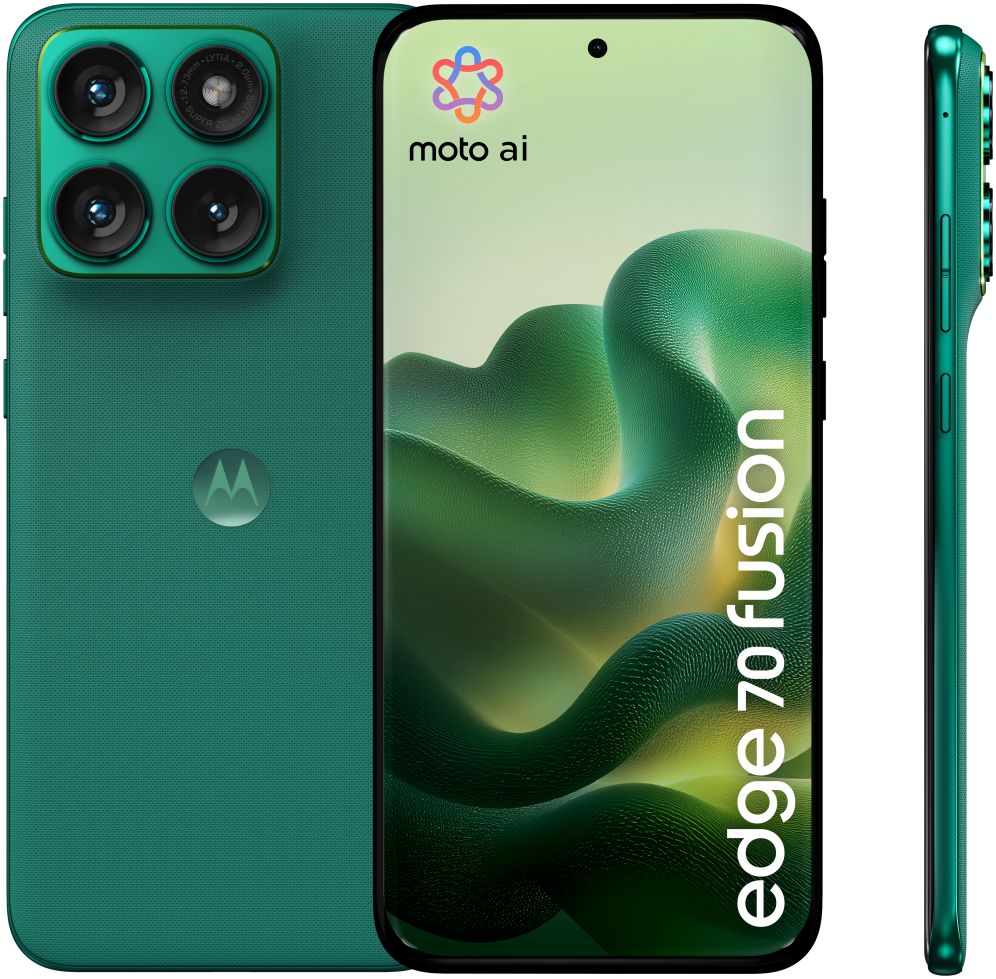 SMARTPHONE MOTOROLA MOTO EDGE 70 FUSION POWER 5G 8GB/256GB SPORTING GREEN - detalle