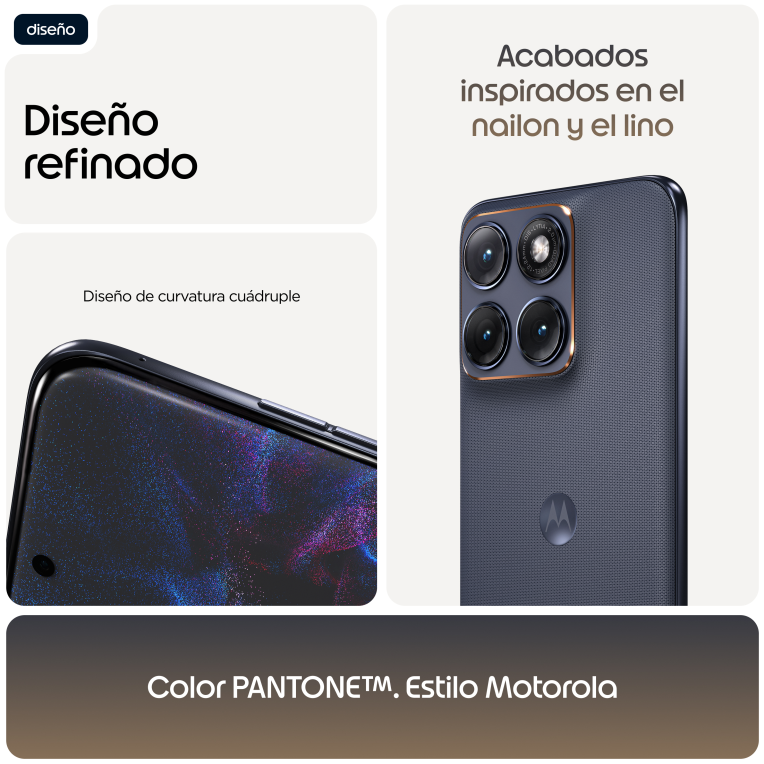 SMARTPHONE MOTOROLA MOTO EDGE 70 FUSION POWER G77 8GB/256GB - detalle