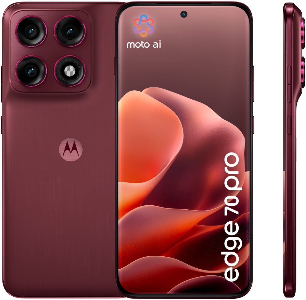 SMARTPHONE MOTOROLA MOTO EDGE 70 PRO 5G 12GB 512GB ZINFANDEL - detalle