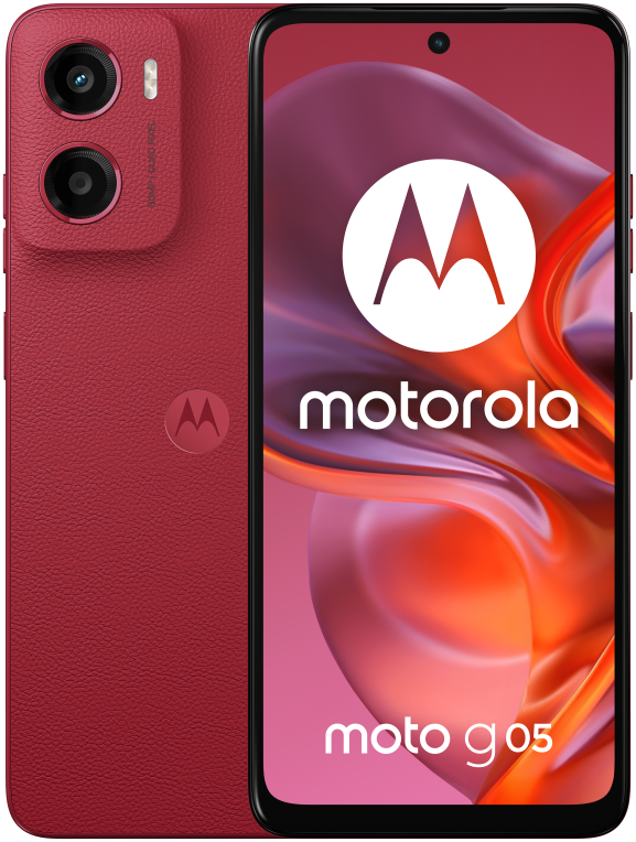 SMARTPHONE MOTOROLA MOTO G05 4G 4GB/128GB PLUM RED - detalle