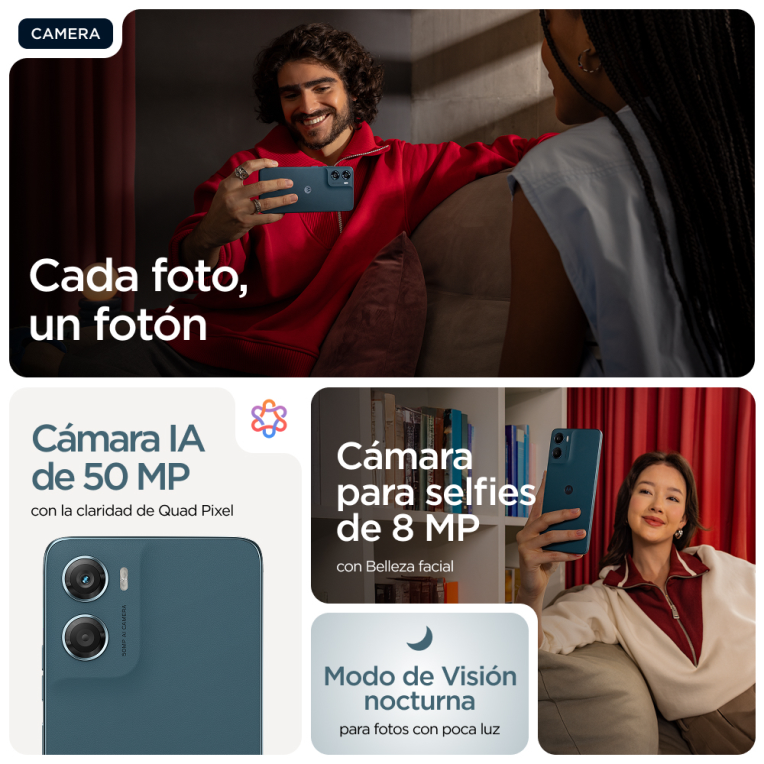SMARTPHONE MOTOROLA MOTO G06 4GB 256GB AZUL - detalle