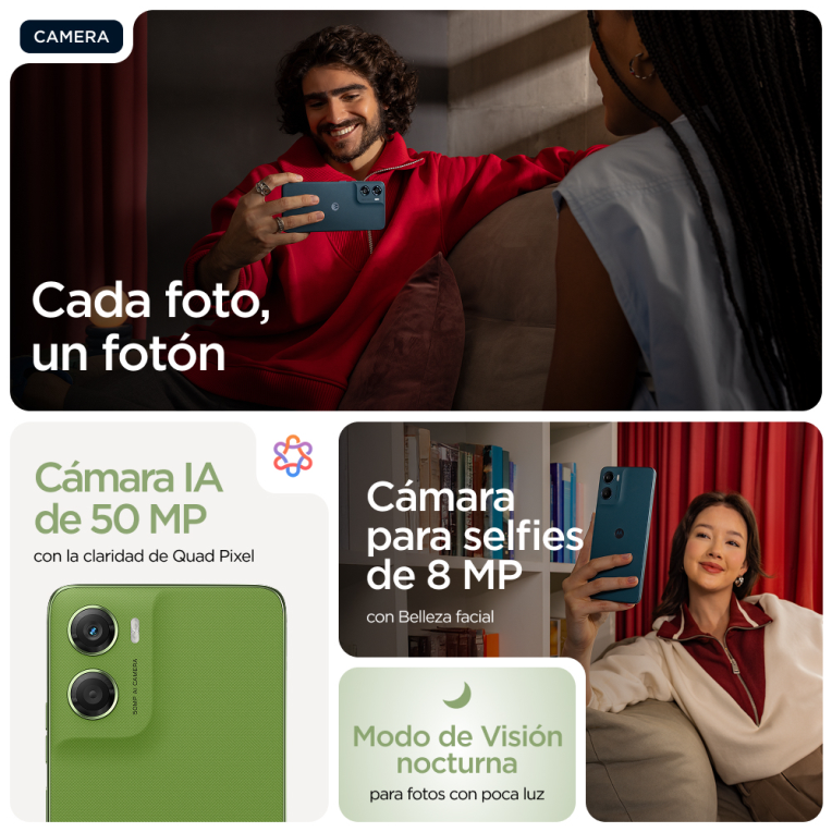 SMARTPHONE MOTOROLA MOTO G06 4GB 256GB GREEN - detalle