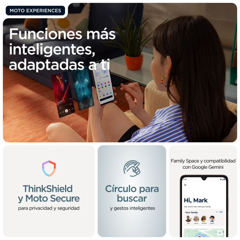 SMARTPHONE MOTOROLA MOTO G06 8GB/256GB TAPESTRY - detalle