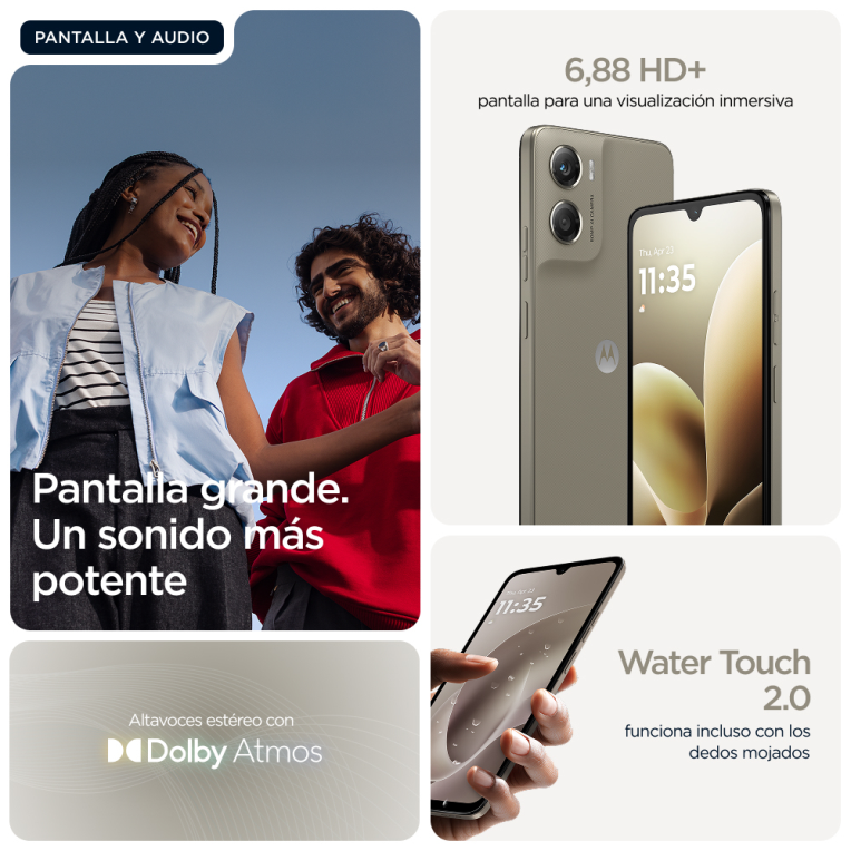 SMARTPHONE MOTOROLA MOTO G06 POWER 4GB/256GB LAUREL OAK - detalle