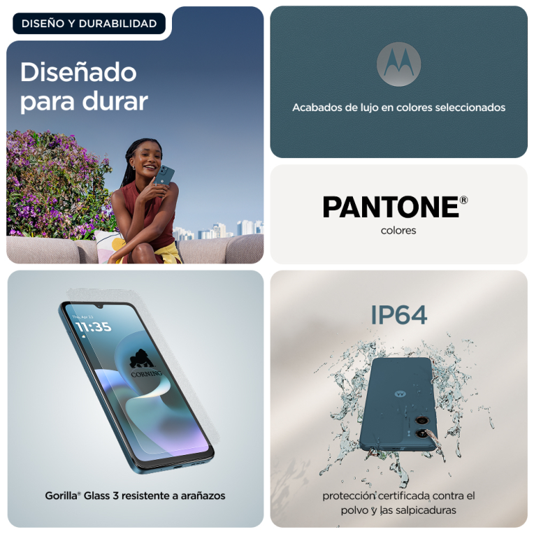 SMARTPHONE MOTOROLA MOTO G06 POWER 8GB/256GB BLUE - detalle