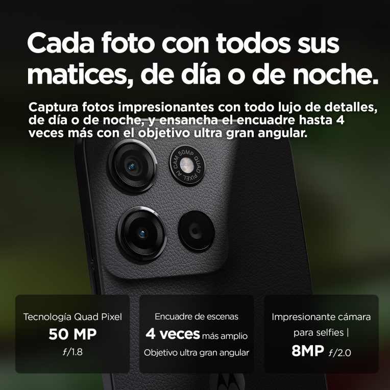 SMARTPHONE MOTOROLA MOTO G15 4G 8GB/128GB GREY - detalle