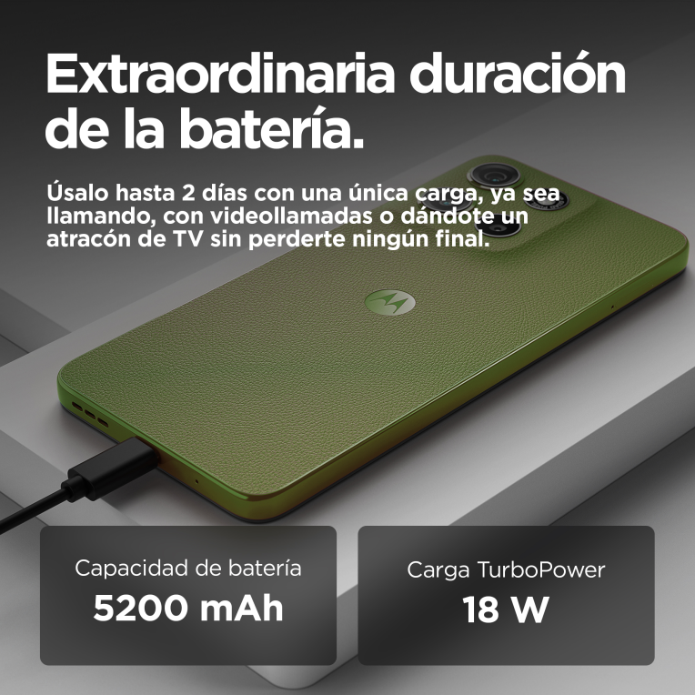 SMARTPHONE MOTOROLA MOTO G15 4G 8GB/128GB IGUANA GREEN - detalle