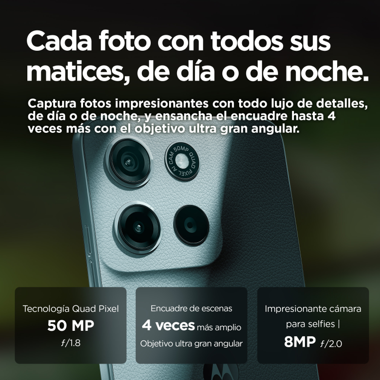SMARTPHONE MOTOROLA MOTO G15 4G 8GB/512GB GLACIER BLUE - detalle