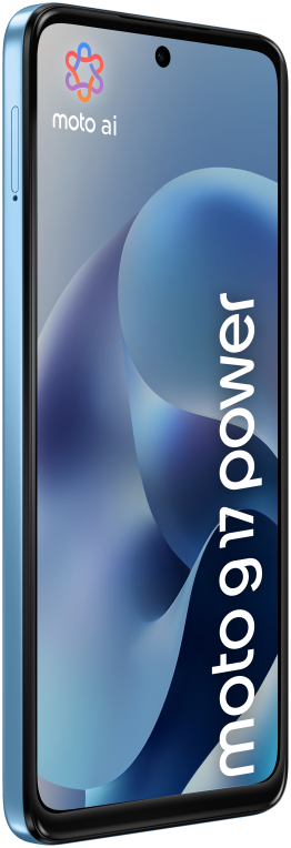 SMARTPHONE MOTOROLA MOTO G17 POWER 4GB/256GB ALASKAN BLUE - detalle