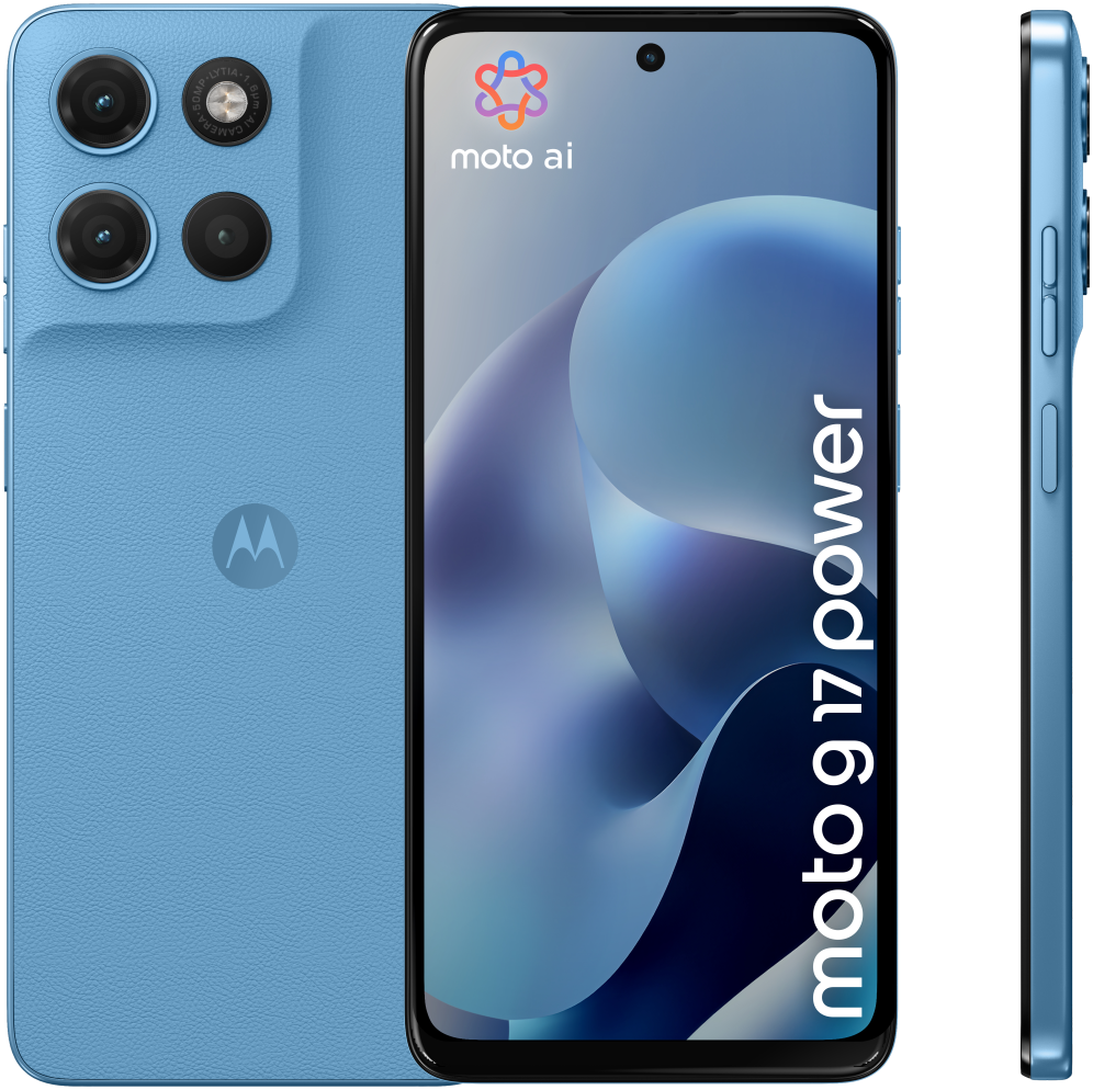 SMARTPHONE MOTOROLA MOTO G17 POWER 4GB/256GB ALASKAN BLUE - detalle