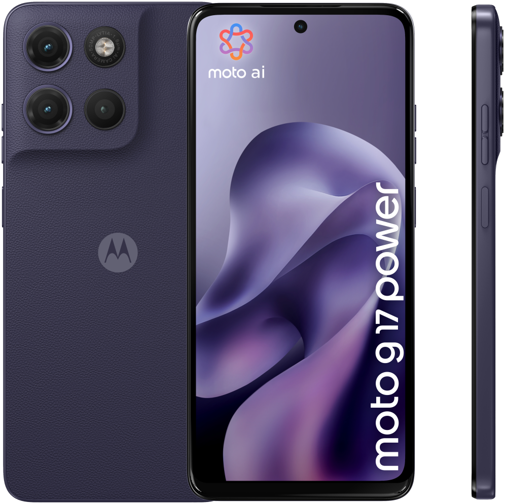 SMARTPHONE MOTOROLA MOTO G17 POWER 4GB/256GB EVENING BLUE - detalle